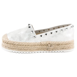 Forever Folie Espadrillas sulla piattaforma grigio 1