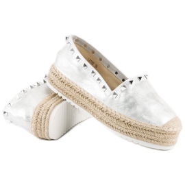 Forever Folie Espadrillas sulla piattaforma grigio 2