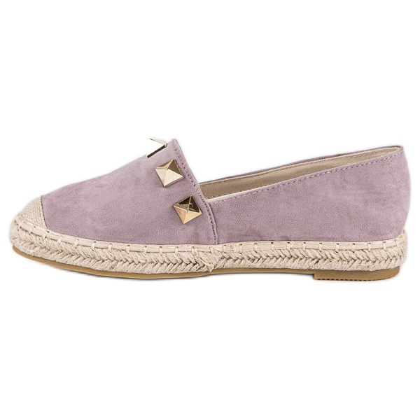 Bestelle Espadrillas viola con strass 1