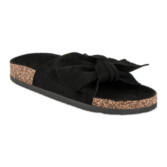 Bestelle Ciabatte in camoscio nero 1
