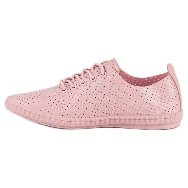 Sneakers Rosa Con Traforato 1