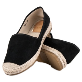 Erynn Espadrillas in camoscio nero 2