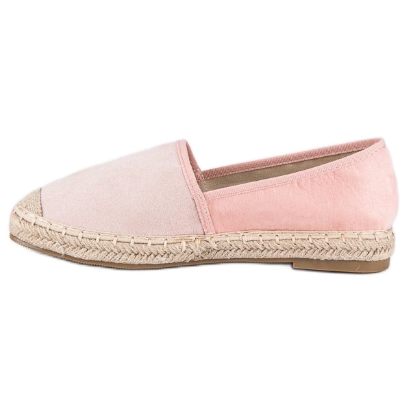 Erynn Espadrillas in camoscio rosa 1