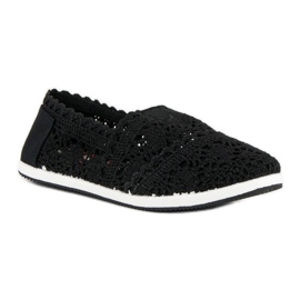 Marquiz Sneakers in pizzo nero 1
