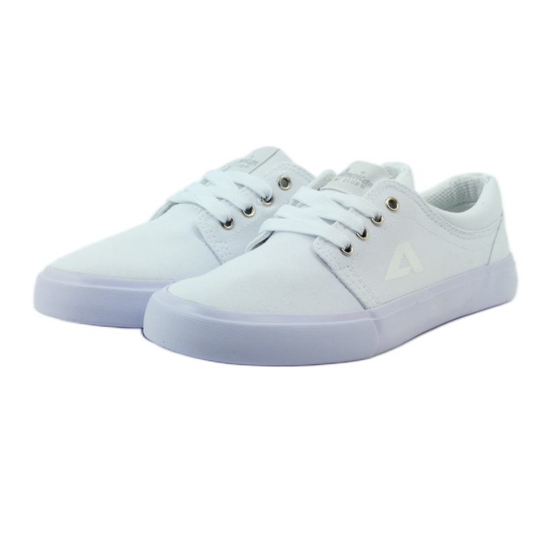 American Club Sneakers da donna americane sneakers bianche bianco 3