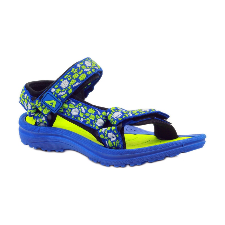 Sandali da bambino blu American Club 8122 verde 1