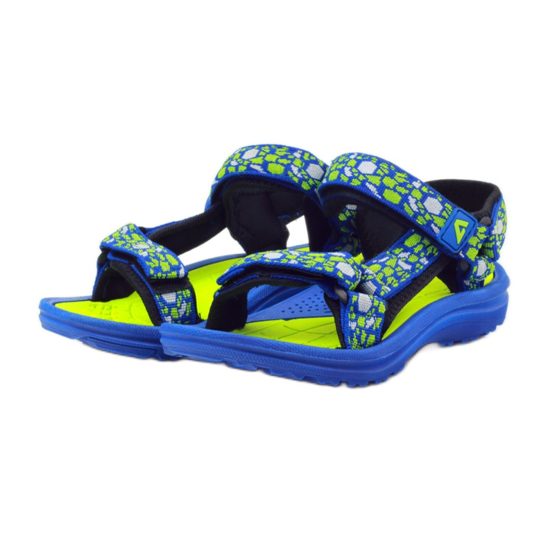 Sandali da bambino blu American Club 8122 verde 3