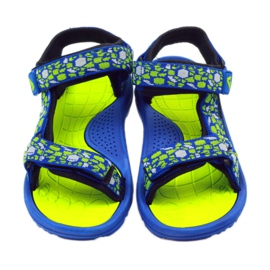 Sandali da bambino blu American Club 8122 verde 4