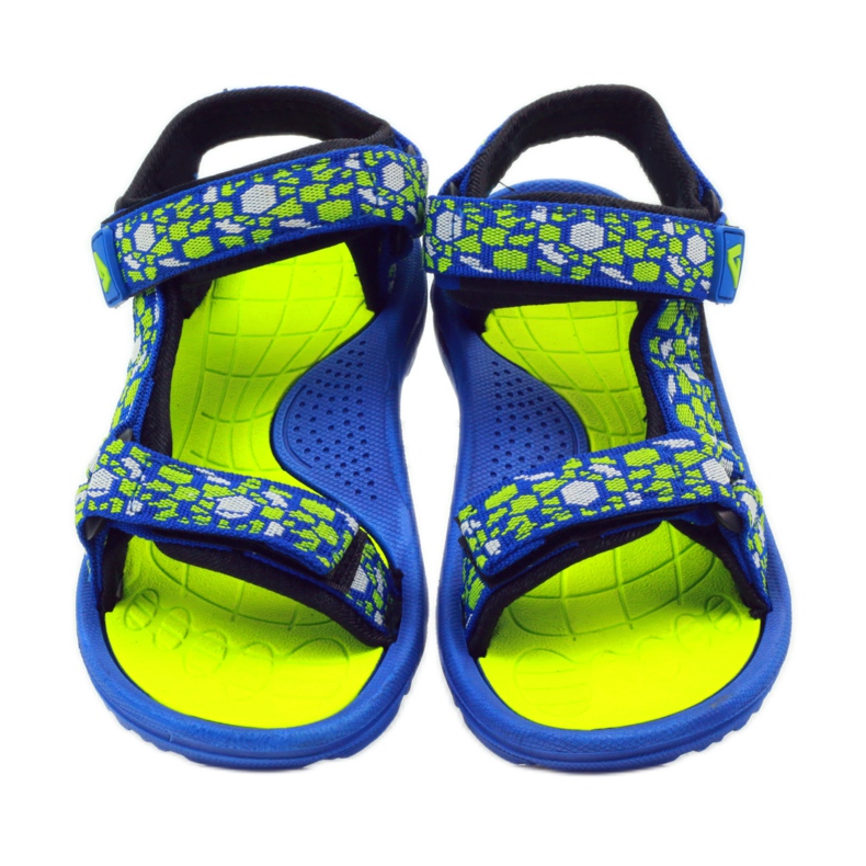 Sandali da bambino blu American Club 8122 verde 4
