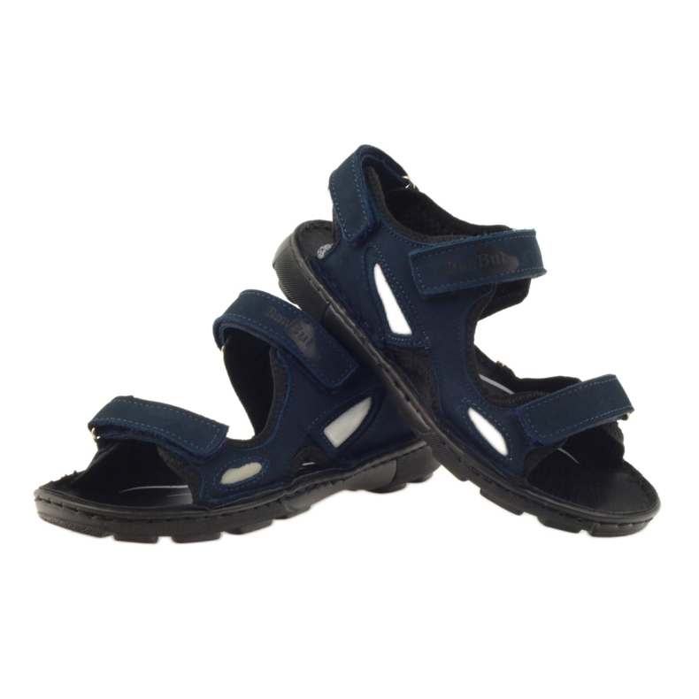 Ren Butter Flexible Boys Sandals 255 Navy Blue 3