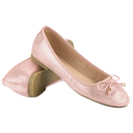 Super Mode Ballerine traforate rosa 1