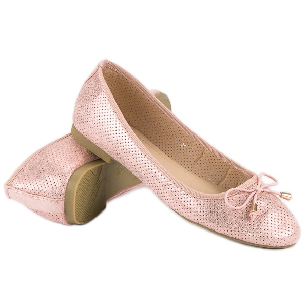 Super Mode Ballerine traforate rosa 1