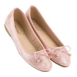 Super Mode Ballerine traforate rosa 2