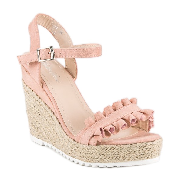 Bello Star Sandali espadrillas rosa 1