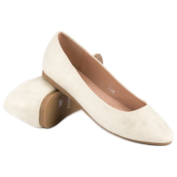 Nio Nio Ballerine in camoscio marrone 1