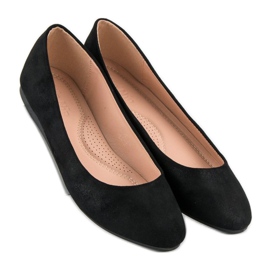 Nio Nio Ballerine in camoscio nero 1
