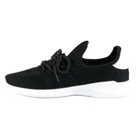 Sport Sneakers slip-on ariose bianco nero 1