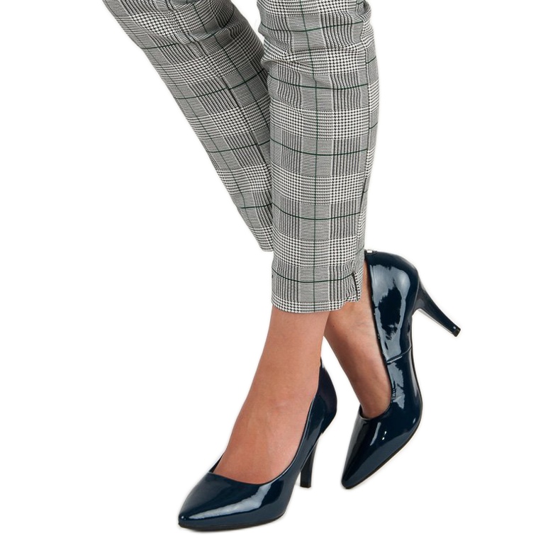Tacchi vinceza verniciati blu navy 2