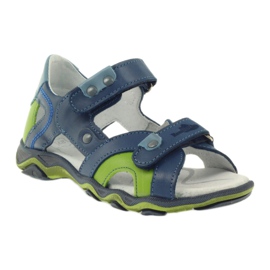 Sandali Su Velcro Ren But 3277 denim blu verde 1