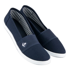 McKey Sneakers slip-on blu navy 1