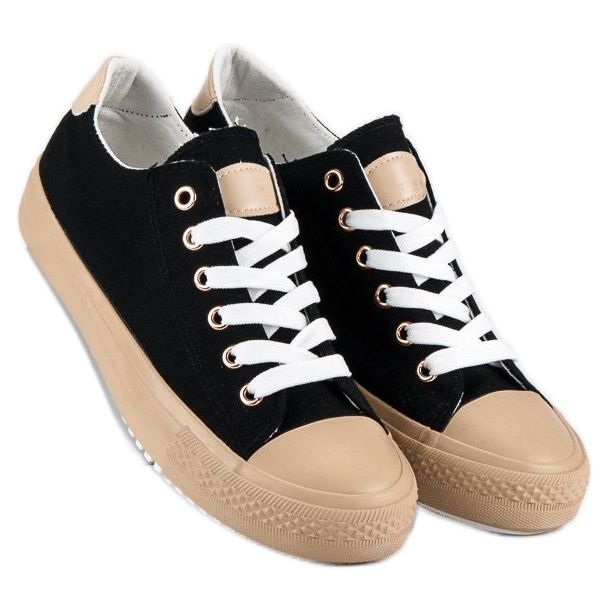 Seastar Scarpe da ginnastica legate nero 1