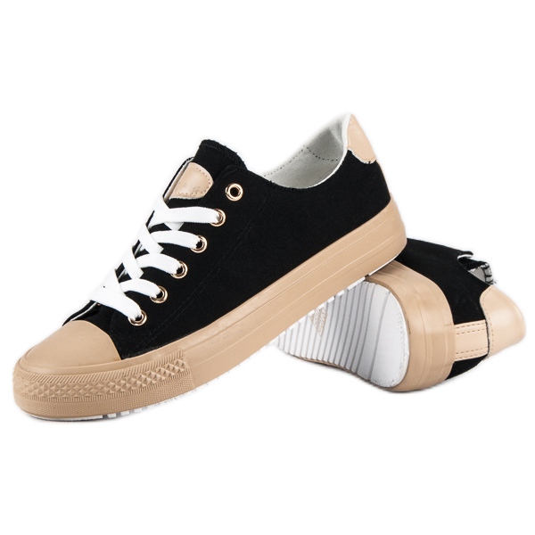 Seastar Scarpe da ginnastica legate nero 2