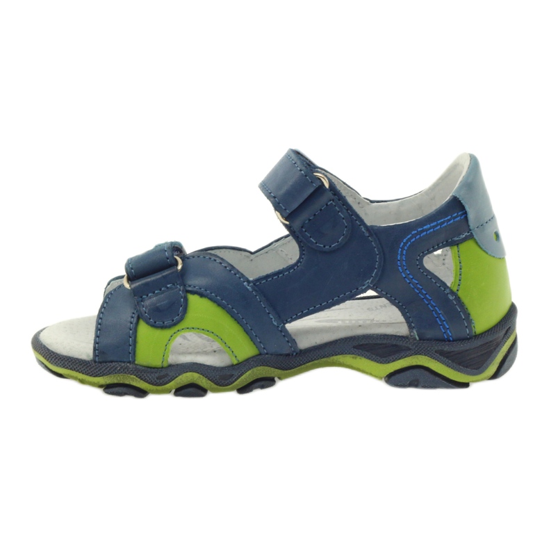 Sandali Su Velcro Ren But 3277 denim blu verde 2
