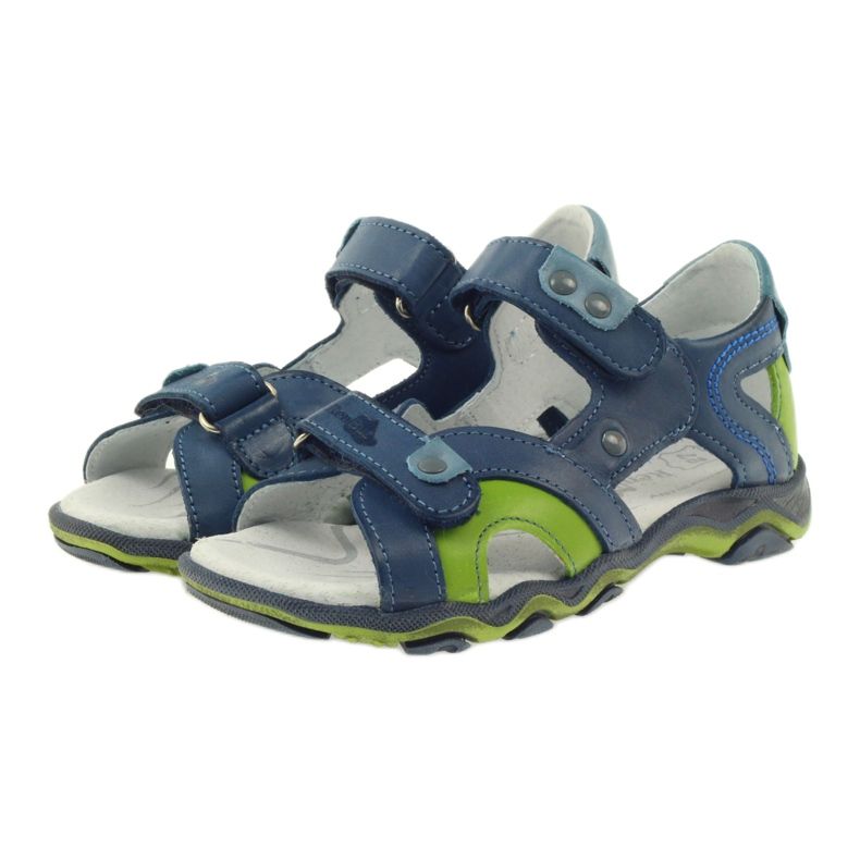 Sandali Su Velcro Ren But 3277 denim blu verde 4