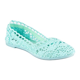 Seastar Ballerine in pizzo color menta verde 1