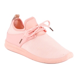 Super Me Sneakers in tessuto rosa 1