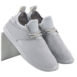 Super Me Sneakers in tessuto grigio 1