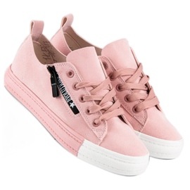 Seastar Sneakers in camoscio rosa 4