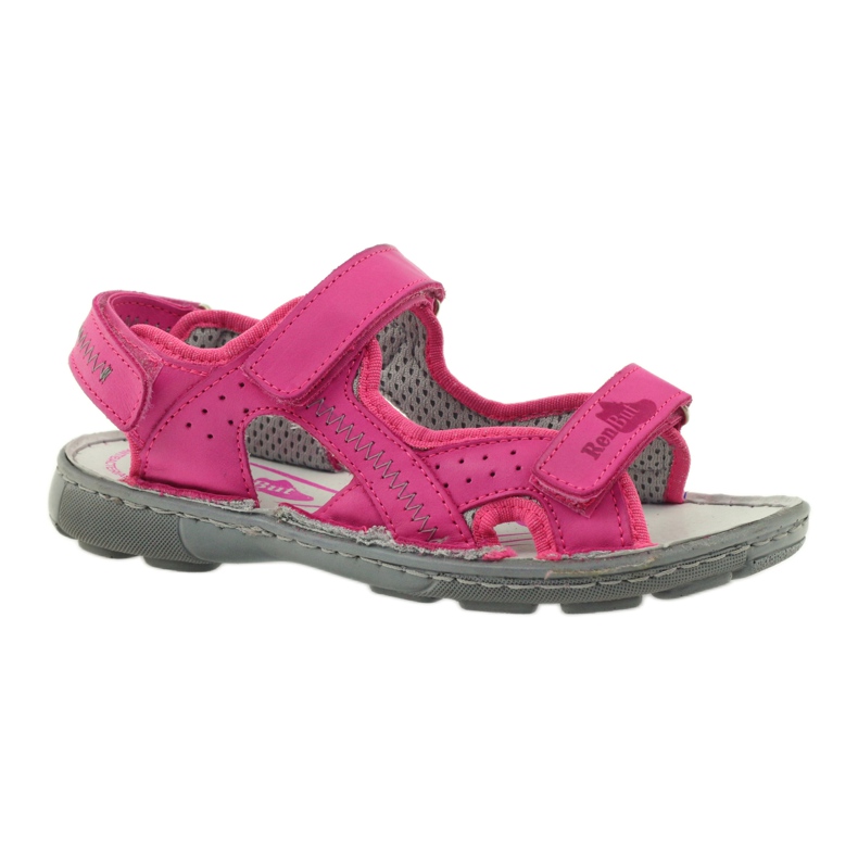 Ren But Sandali per ragazze flessibili in pelle 4256 Amaranto Ren ma rosa 1