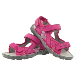 Ren But Sandali per ragazze flessibili in pelle 4256 Amaranto Ren ma rosa 3