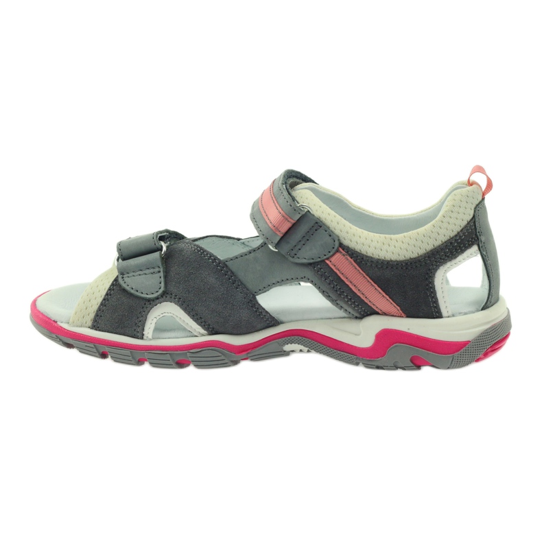 Sandali Su Velcro Bartek 19176 grigio rosa écru 2