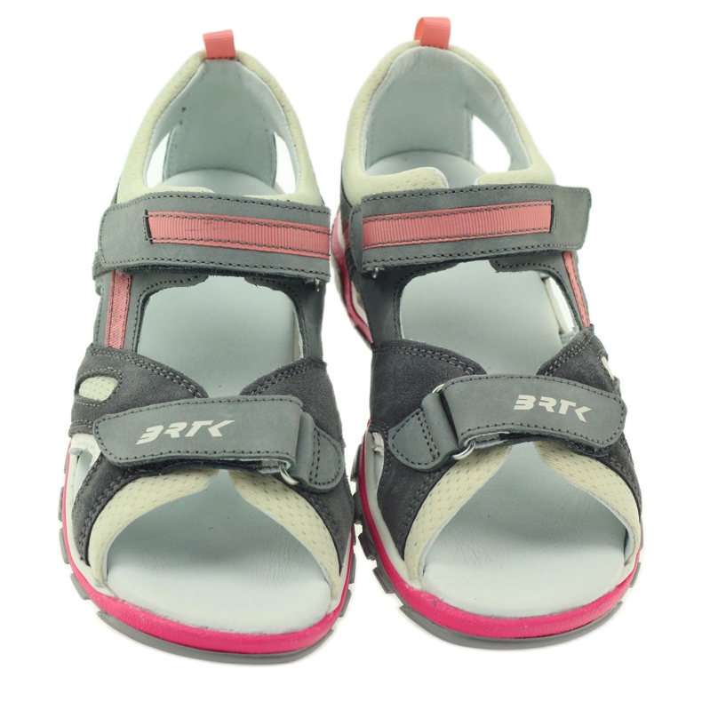 Sandali Su Velcro Bartek 19176 grigio rosa écru 4