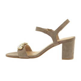 Sandali sul palo Sagan 53214 beige 2