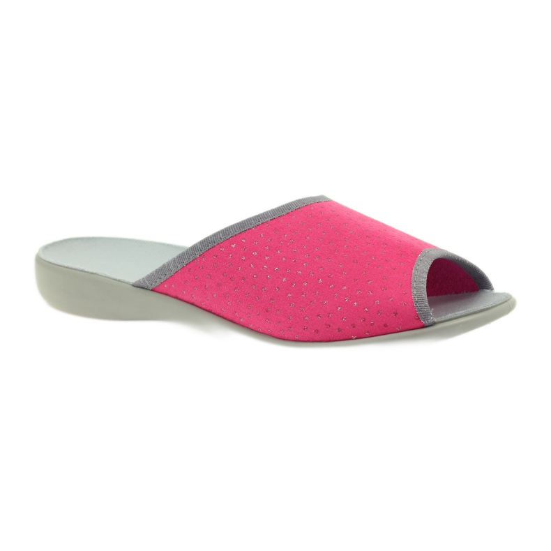 Ciabatte per scarpe da donna Befado 254d088 ciabatte grigio rosa 1