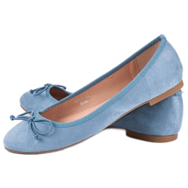 Seastar Ballerine in camoscio blu 2