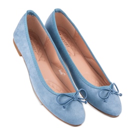 Seastar Ballerine in camoscio blu 1