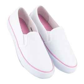 McKey Slipons in tessuto bianco bianca 1