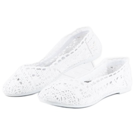 Seastar Ballerine in pizzo bianco bianca 2