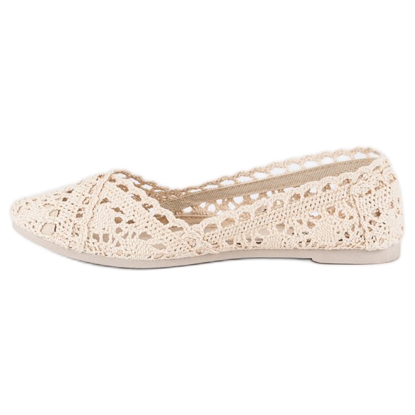 Seastar Ballerine in pizzo beige 1
