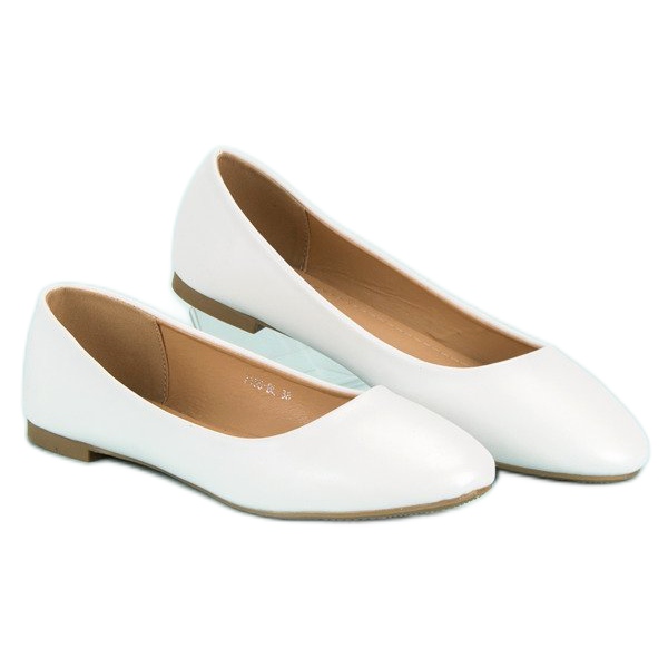 SDS Ballerine bianche bianco 1