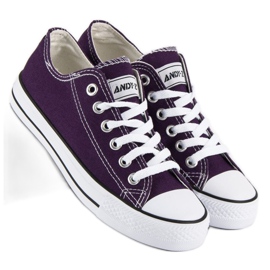 Andy Z Sneakers classiche viola 1