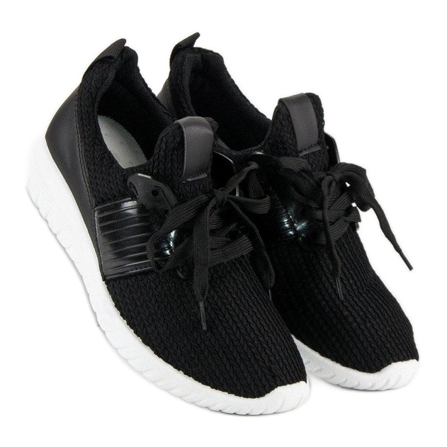 Scarpe sportive tessili nero 1