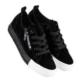 Seastar Sneakers in camoscio nero 1