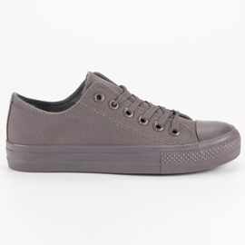 Sneakers Grigio Scuro Su Rilegatura 2