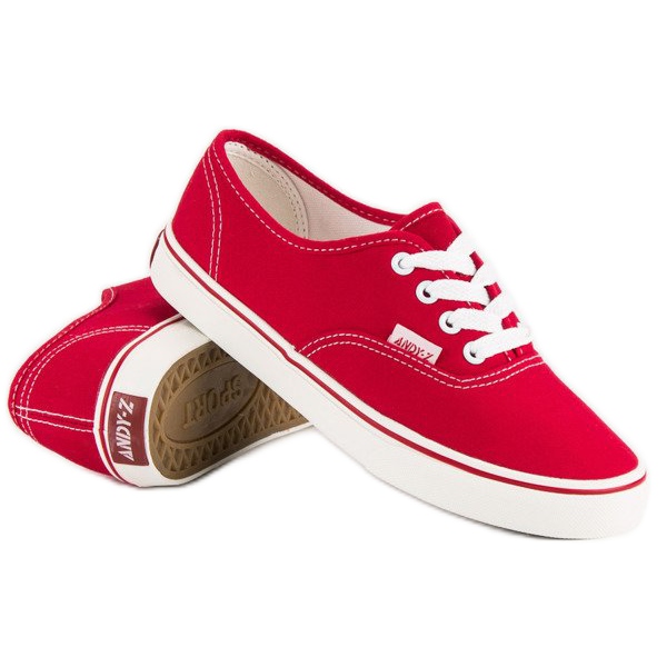 Andy Z Scarpe da ginnastica rosse rosso 1