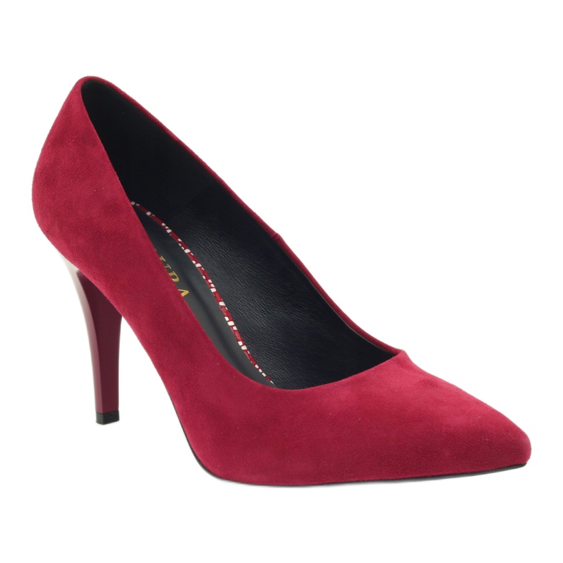 Décolleté Badura 2593 rosso ciliegia 1